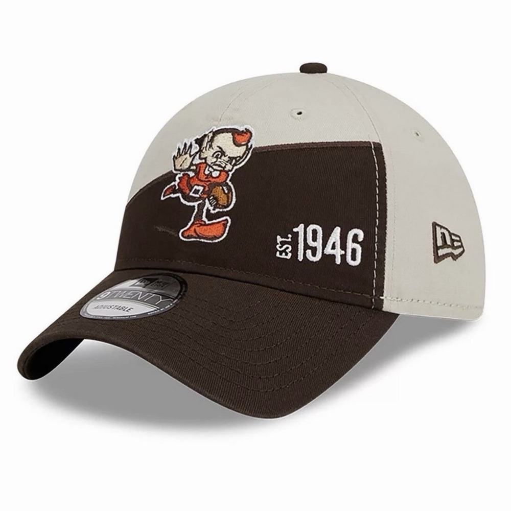 New Era Cleveland Browns 2023 Sideline‎ Historic 9TWENTY Adjustable Hat New